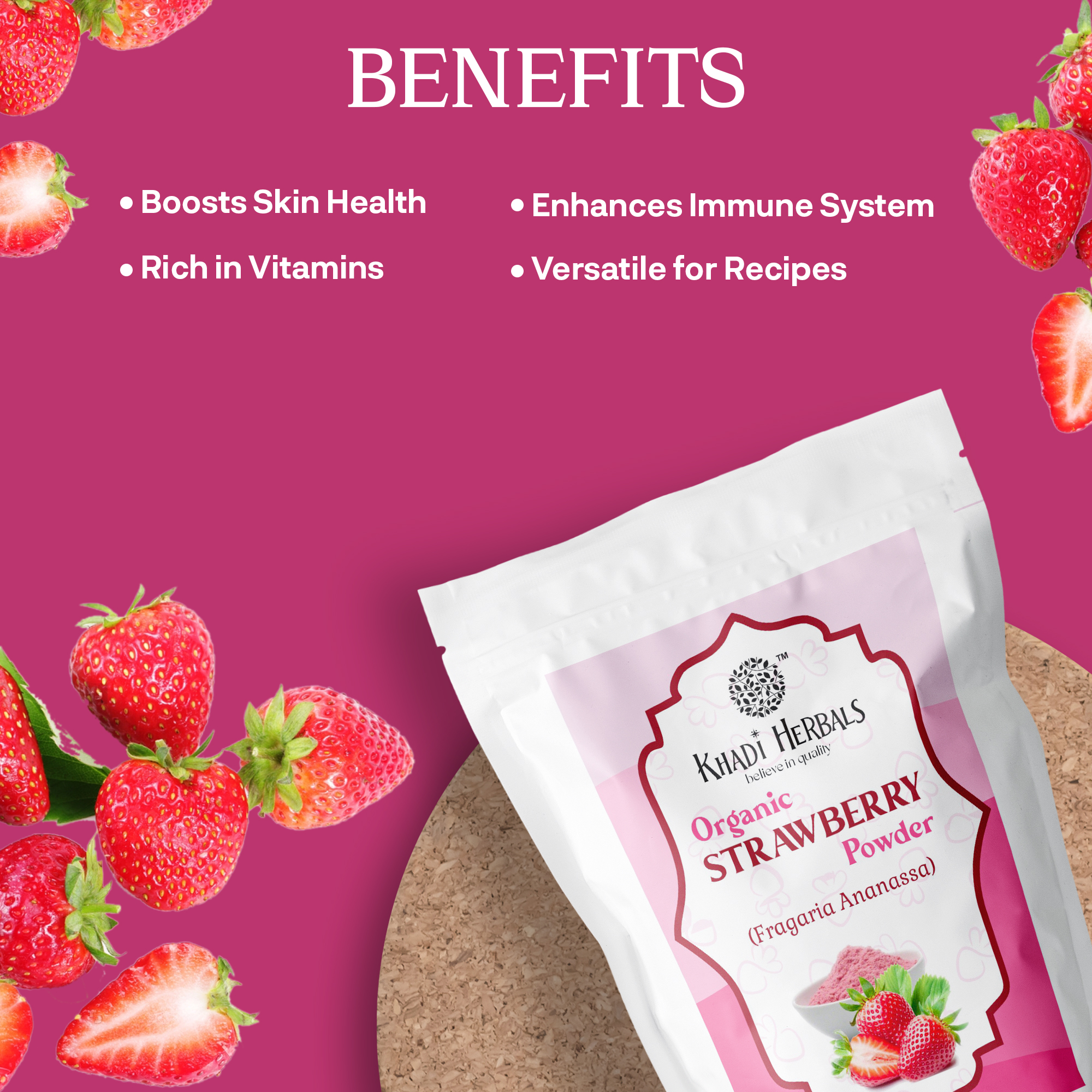 STRAWBERRY POWDER BENEFITS