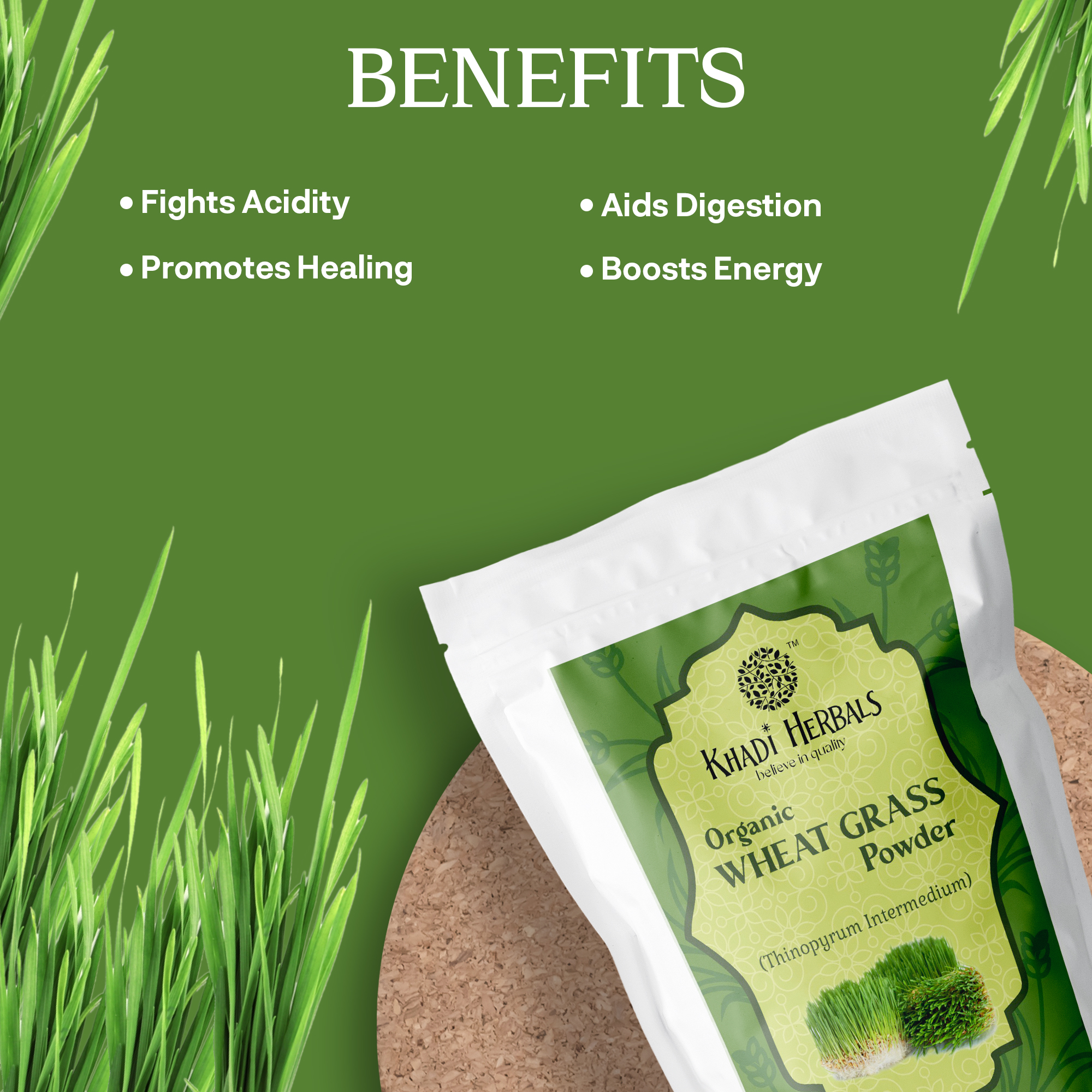 WHEAT GRASS POWDER BENEFITS