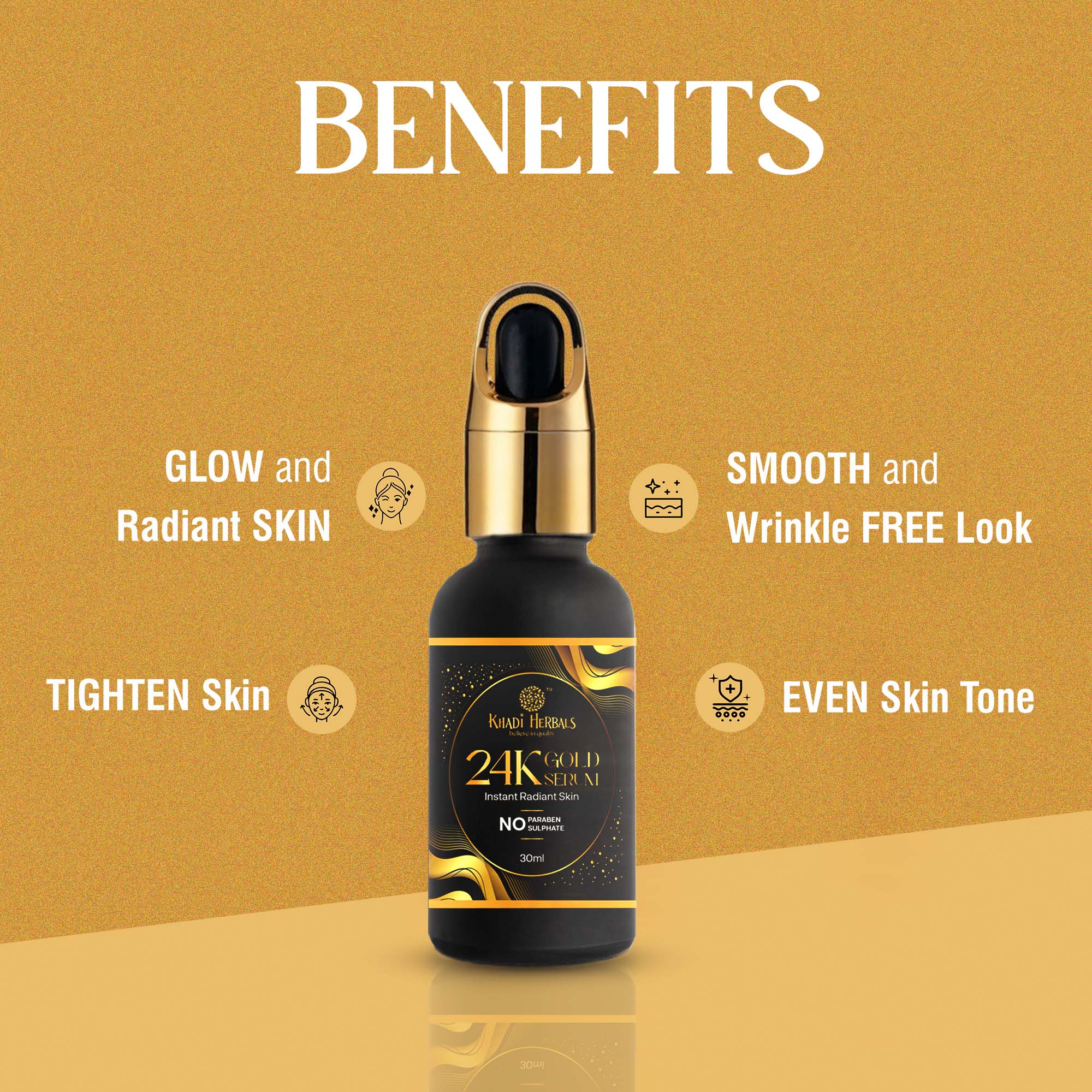 24K GOLD SERUM BENEFITS