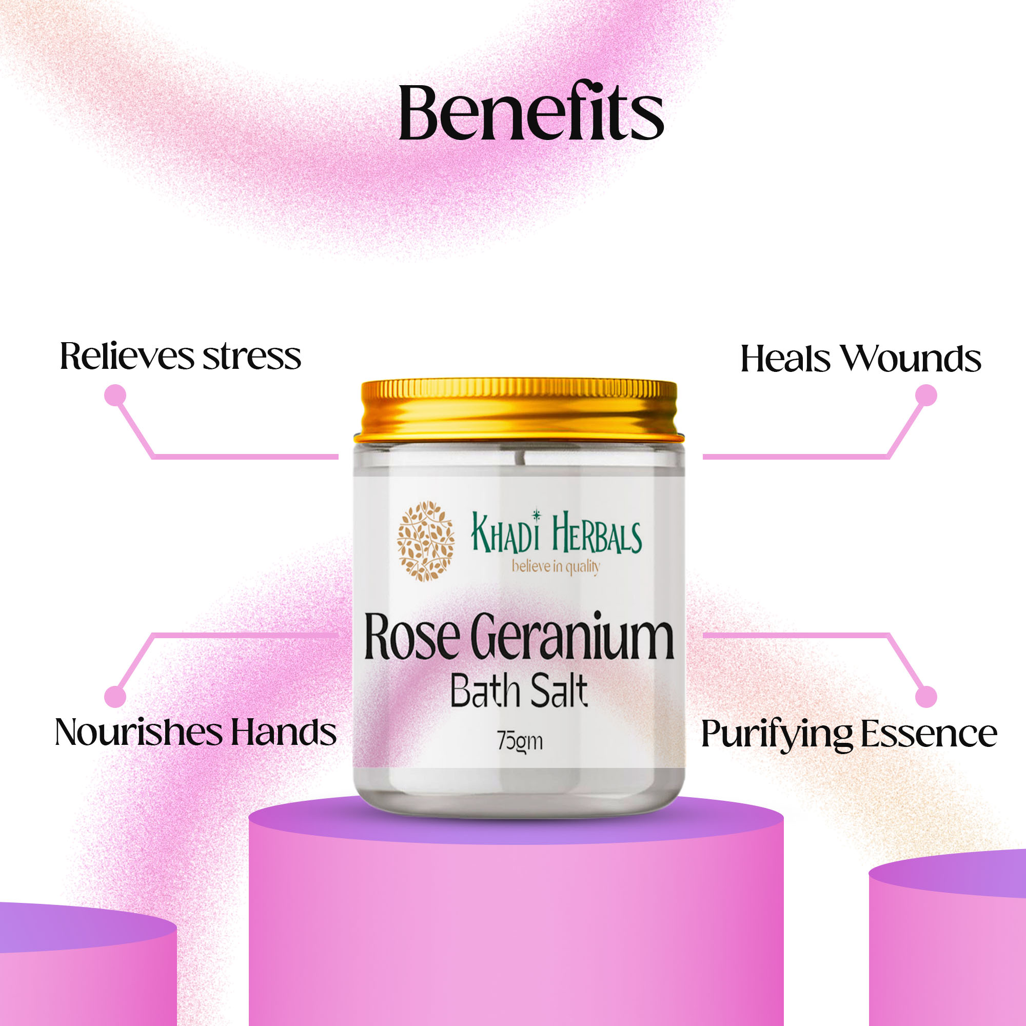 ROSE GERANIUM BATH SALT BENEFITS