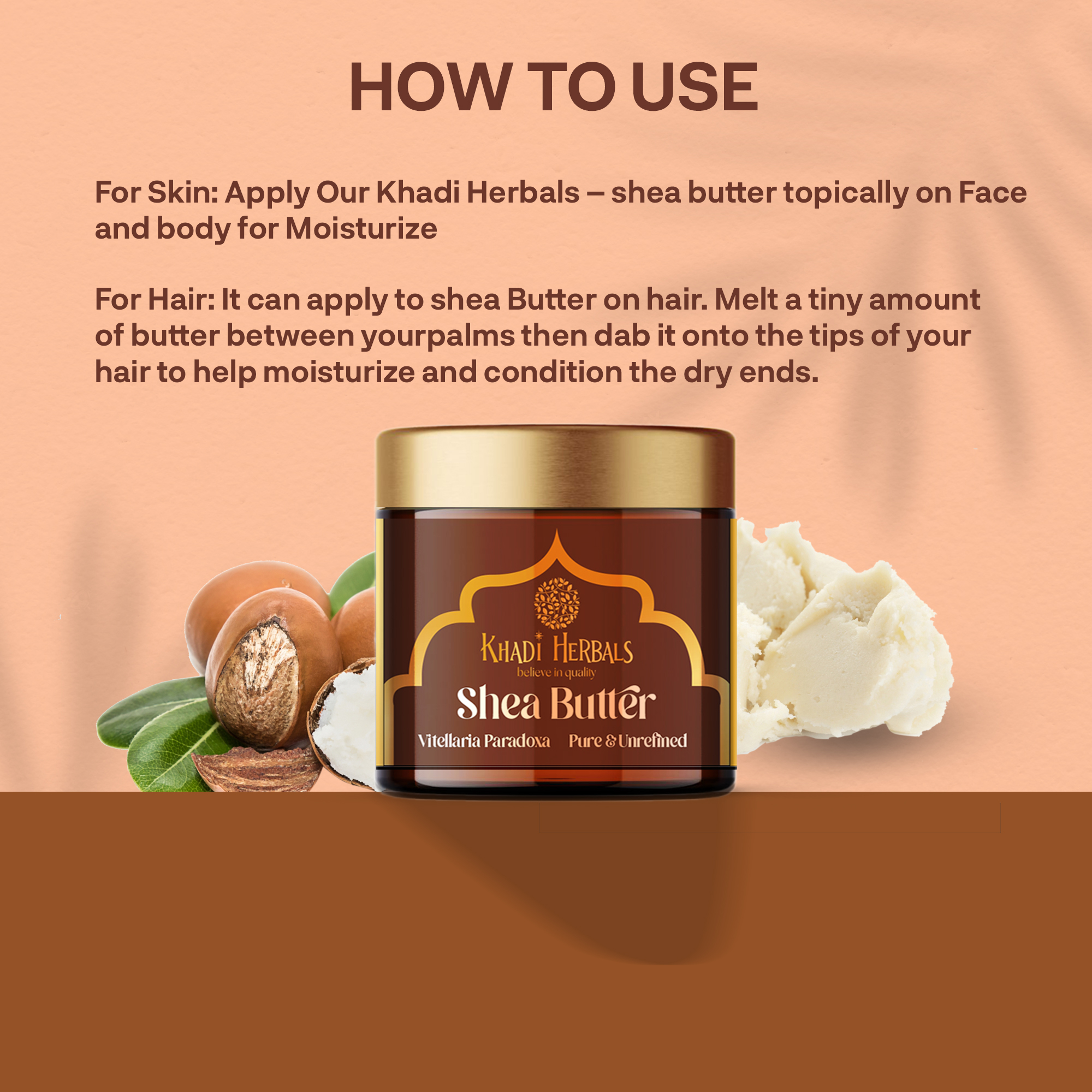 SHEA BUTTER HOW TO USE